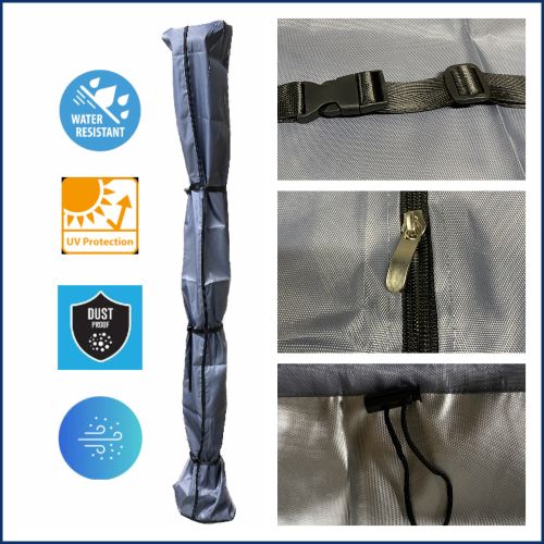 (RECOMMENDED) High Quality Protective Cover For Freestanding Outdoor Showers , Suits All No Worries Showers Models (Must Winterize Plumbing)