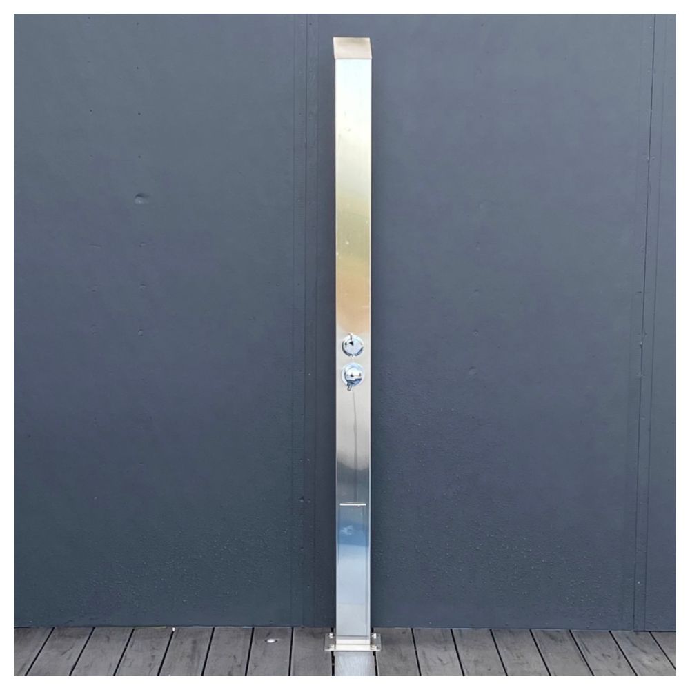 Toorak Silver 316L Marine Grade  Stainless Steel Outdoor Indoor Water Fall Pool Shower Rinse-Off Shower