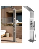  Only One Left Brighton Silver 316L Stainless Steel Marine Grade  Outdoor Indoor Massage Pool Rinse-Off Shower 