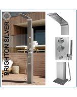  Brighton Silver 316 Stainless Steel Marine Grade  Outdoor Indoor Massage Pool Shower