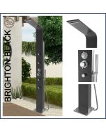  Brighton Black 316 Marine Grade Stainless Steel Outdoor Outside Indoor Massage Pool Shower