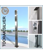 DEAL OF THE WEEK / Toorak Silver 316 Marine Grade  Stainless Steel Outdoor Indoor Pool Shower
