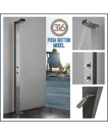  Bondi Push Button 316L Marine Grade Stainless Steel Outdoor Indoor Pool Shower With a 15 seconds timed flow control. (Cold or Tempered Water Source Only  / Not Hot And Cold)