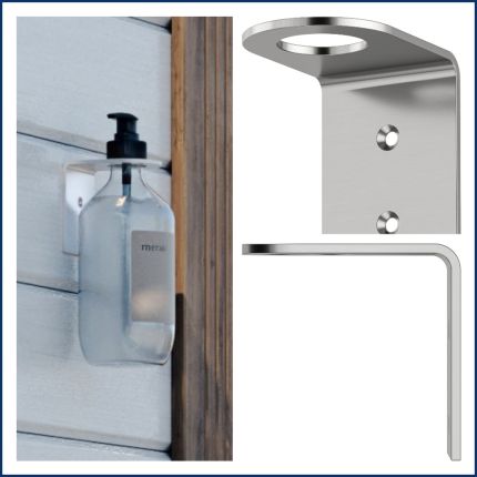 Premium Quality 316 Stainless Steel Outdoor Body Wash/Shampoo/Soap Dispenser Bracket