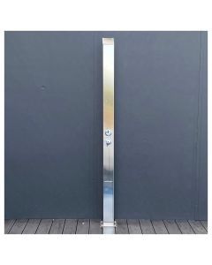 Toorak Silver 316L Marine Grade  Stainless Steel Outdoor Indoor Water Fall Pool Shower Rinse-Off Shower