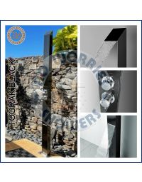 Toorak Black 316L Stainless Steel Marine Grade  Outdoor Indoor Waterfall Pool Shower